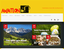 Tablet Screenshot of ambitionbistro.com